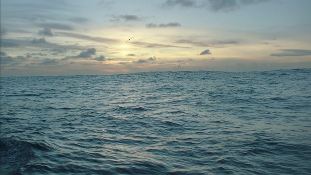 Video Reference: sea, horizon, sky, ocean, water, calm, wind wave, waterway, wave, cloud