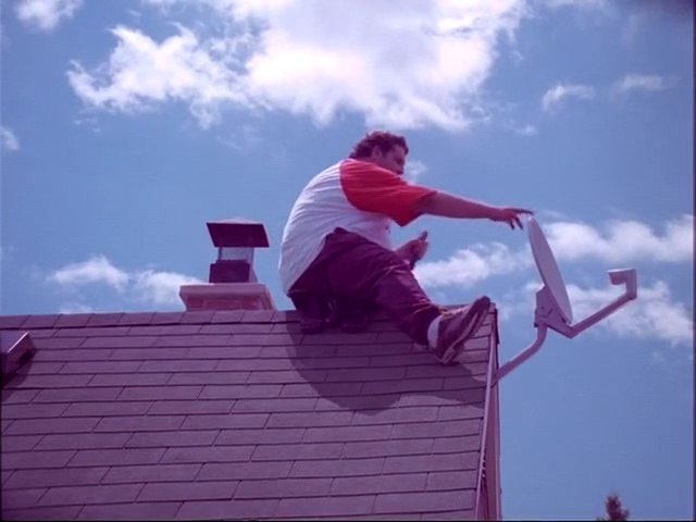 Video Reference: sky, red, cloud, roof, outdoor structure, fun