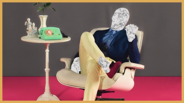 Video Reference: Sitting, Art, Mannequin, Table, Figurine, Furniture, Toy, Sculpture, Illustration, Animation, Person, Indoor, Yellow, Small, Photo, Woman, Black, Holding, Red, Desk, Wearing, White, Room, Standing, Man, Phone, Bed, Laying, Text, Cartoon, Couch