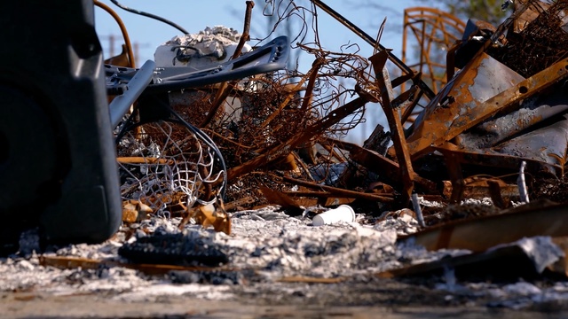 Video Reference: Scrap, Motor vehicle, Rust, Waste, Tree, Demolition, Branch, Vehicle, Rubble, Pollution