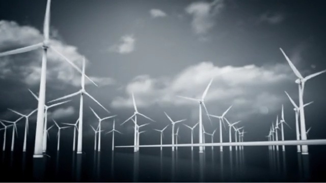 Video Reference: wind farm, energy, wind turbine, sky, black and white, wind, atmosphere, windmill, electricity, electrical supply