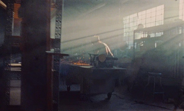 Video Reference: Sky, Atmospheric phenomenon, Atmosphere, Cloud, Screenshot, Building, Man, Front, Street, Standing, City, Room, Large, Bus, Truck, Holding, Night