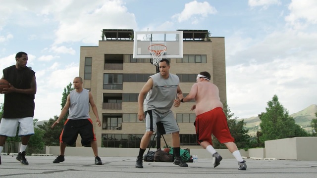 Video Reference: Streetball, Basketball, Basketball court, 3x3 (basketball), Team sport, Sports, Sport venue, Sports equipment, Person