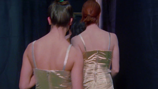 Video Reference: Fashion, Dress, Clothing, Gown, Haute couture, Back, Fashion design, Event, Bridal clothing, Formal wear