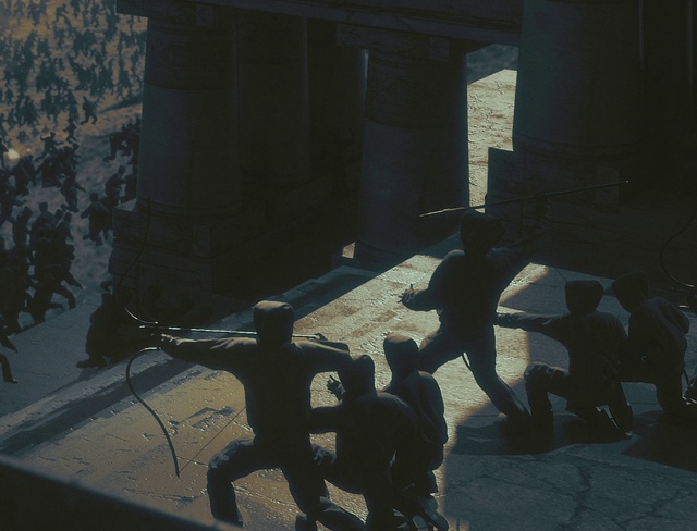 Video Reference: World, Sculpture, Tints and shades, Leisure, Art, Fun, Statue, Darkness, City, Visual arts