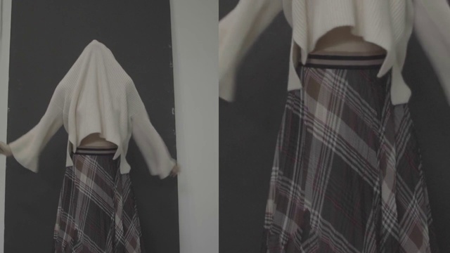 Video Reference: White, Black, Architecture, Dress, Outerwear, Room, Textile, Photography, Veil, Costume