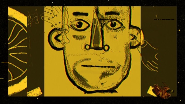 Video Reference: art, yellow, text, cartoon, illustration, graphic design, font, modern art, poster, visual arts