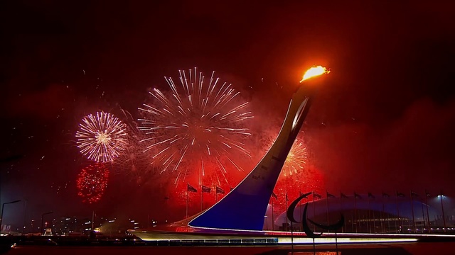 Video Reference: Fireworks, New Years Day, Night, Red, Landmark, Sky, Light, Holiday, Event, New year