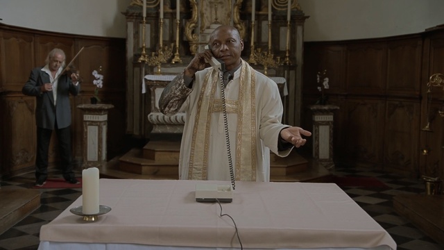 Video Reference: statue, pope, presbyter, religious institute, priesthood, clergy, deacon, bishop, preacher, sculpture