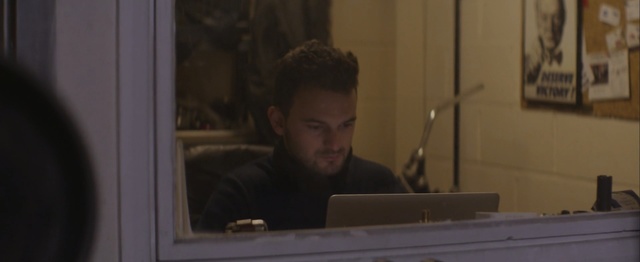 Video Reference: electronic device, window, technology, darkness, Person