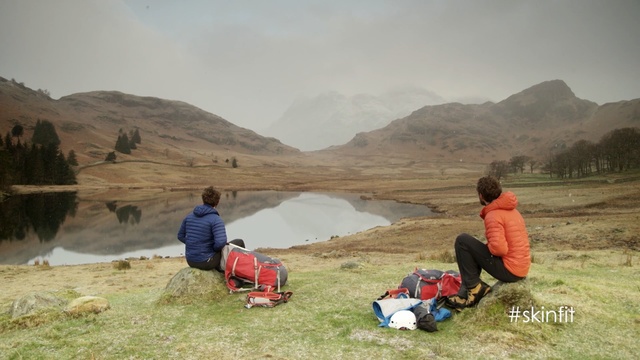 Video Reference: mountainous landforms, mountain, wilderness, highland, valley, sky, hill, lake, rural area, hill station, Person