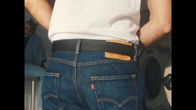 Video Reference: denim, jeans, waist, pocket, thigh, trousers, abdomen, hip, underpants