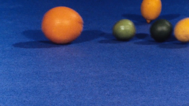 Video Reference: yellow, billiard ball, orange, orange, indoor games and sports, citrus, fruit