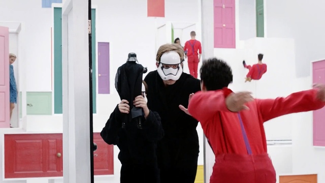 Video Reference: pink, design, exhibition, Person