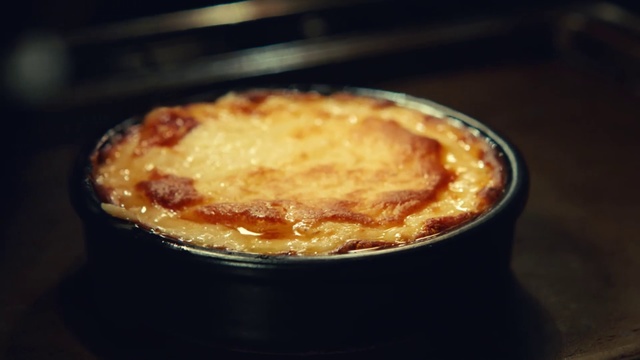 Video Reference: Dish, Food, Cuisine, Ingredient, Comfort food, Tartiflette, Dutch baby pancake, Dessert, Baked goods, Moussaka