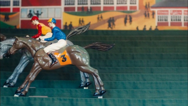 Video Reference: Horse, Bridle, Jockey, Animal sports, Horse racing, Halter, Rein, Stallion, Horse supplies, Mare