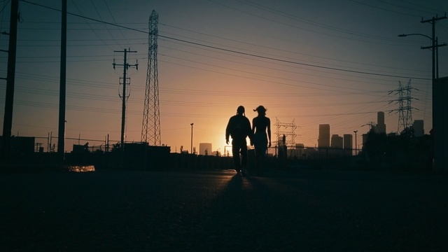 Video Reference: sky, sunset, atmosphere, light, evening, dusk, sunrise, night, morning, reflection, Person