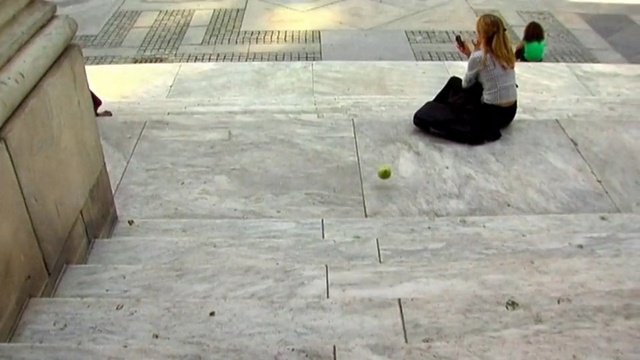 Video Reference: photograph, floor, mode of transport, wall, flooring, wood, asphalt, sand, walkway, recreation