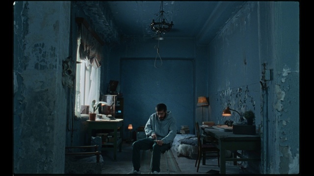 Video Reference: Blue, Room, Screenshot, Sitting, Photography, Adaptation, Darkness