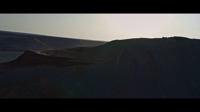 Video Reference: Nature, Black, Sky, Natural environment, Sand, Horizon, Morning, Hill, Ecoregion, Highland