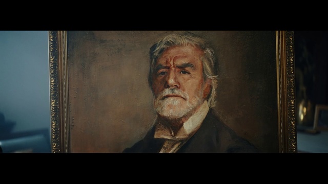 Video Reference: Portrait, Facial hair, Chin, Painting, Nose, Beard, Art, Human, Cheek, Forehead