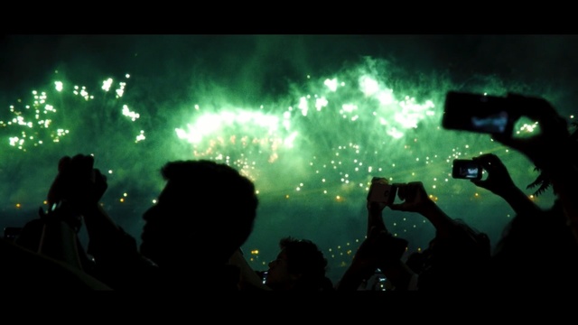 Video Reference: Green, Light, Performance, Crowd, Event, Darkness, Person