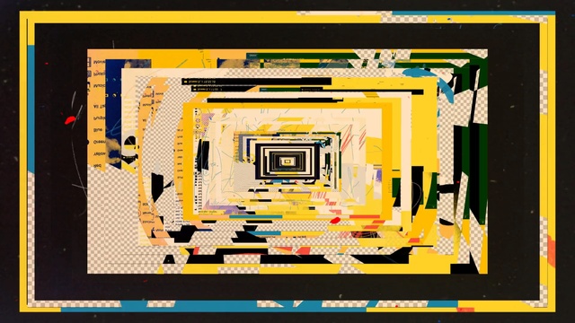 Video Reference: yellow, picture frame, art, font, pattern