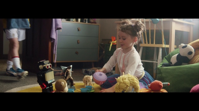 Video Reference: Child, People, Play, Toddler, Snapshot, Fun, Sitting, Human, Toy, Room