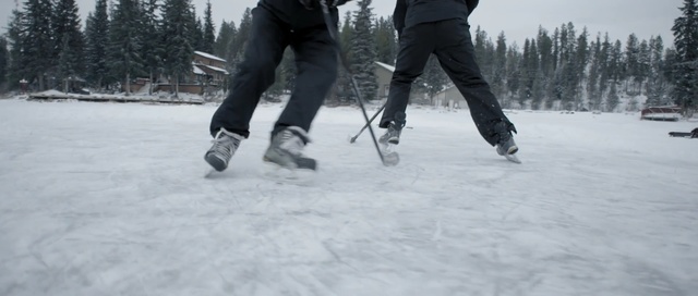Video Reference: footwear, cross country skiing, snow, winter, freezing, ice, snowshoe, ice skate, winter sport, skating, Person