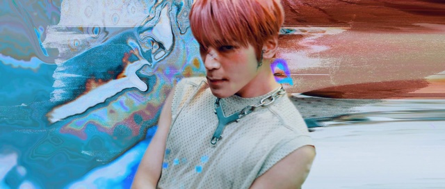 Video Reference: Hair, Cool, Blue, Hairstyle, Hair coloring, Turquoise, Blond, Pink, Forehead, Bangs