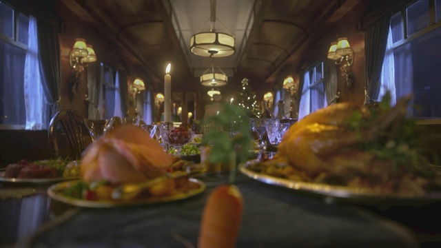 Video Reference: restaurant, night, Person