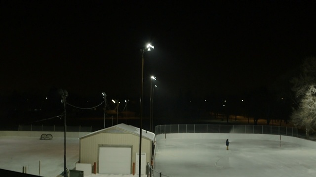 Video Reference: snow, night, street light, winter, light, sky, lighting, darkness, light fixture, atmosphere