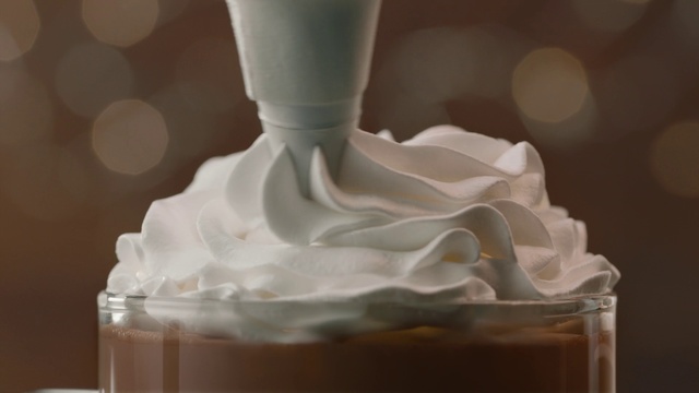 Video Reference: Food, Whipped cream, Cream, Dessert, Buttercream, Cuisine, Icing, Dairy, Marshmallow creme, Milkshake