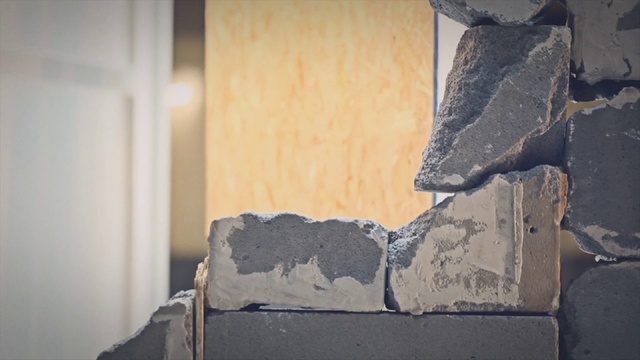 Video Reference: Wall, Rock, Room, Plaster, House, Concrete