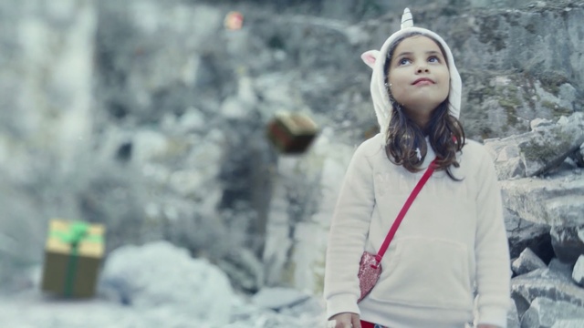 Video Reference: winter, snow, girl, freezing, fun, ice, tree, Person