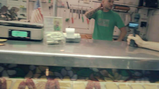 Video Reference: green, fun, glass, table, Person