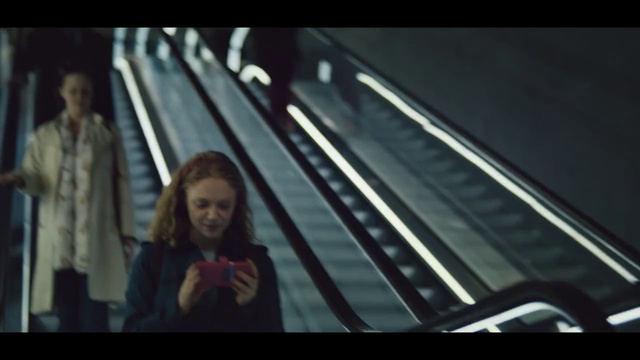 Video Reference: Escalator, Photograph, Snapshot, Photography, Fun, Movie, Fictional character, Black hair, Flash photography