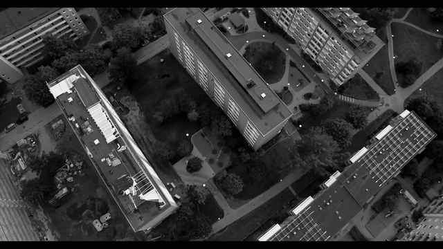 Video Reference: Aerial photography, Metropolitan area, Urban area, Metropolis, City, Skyscraper, Human settlement, Architecture, Monochrome, Cityscape