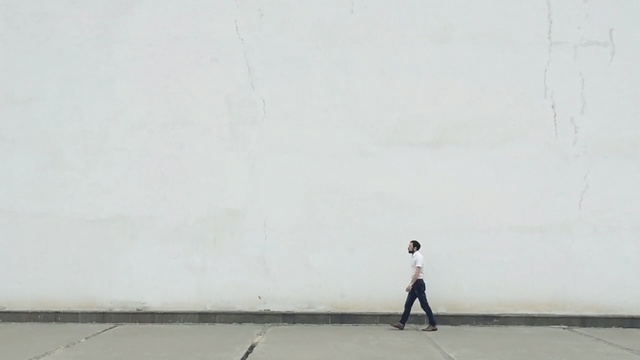 Video Reference: White, Photograph, Standing, Wall, Snapshot, Line, Human, Sky, Photography, Landscape