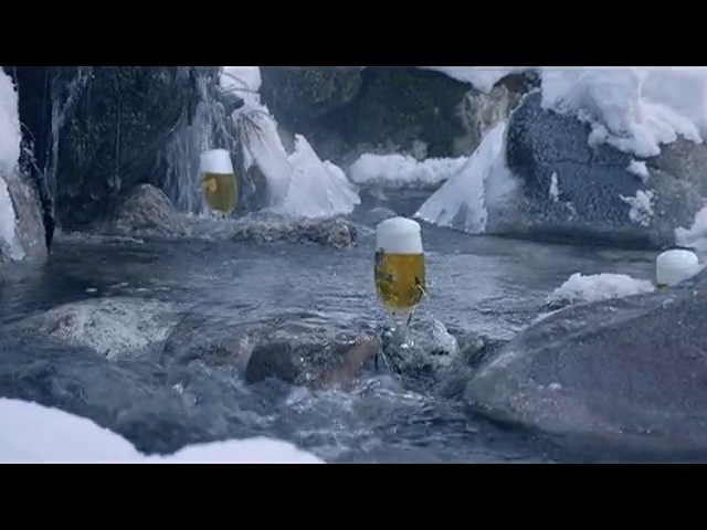 Video Reference: Water, Geological phenomenon, Watercourse, Ice, Freezing, Melting, Landscape, World, Screenshot, Rock