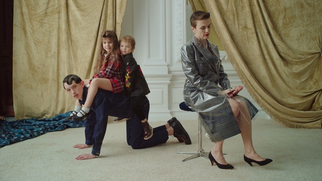 Video Reference: girl, sitting, fashion, costume, fun, Person