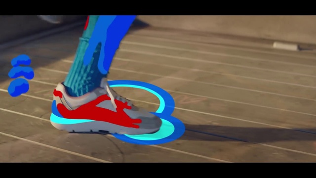 Video Reference: Blue, Footwear, Shoe, Electric blue, Leg, Athletic shoe