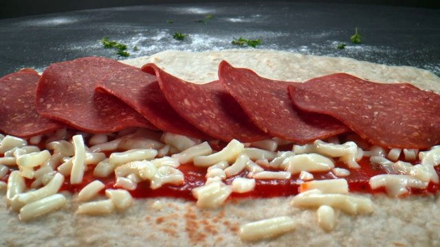 Video Reference: Dish, Food, Cuisine, Ingredient, Produce, Salt-cured meat, Meat, Prosciutto, Recipe, Bacon