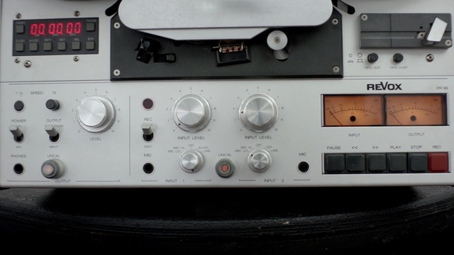 Video Reference: electronics, technology, electronic instrument, audio equipment, musical instrument accessory, radio receiver, audio receiver, radio, stereophonic sound, sound, Person