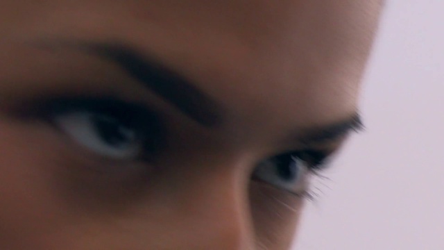 Video Reference: Eyebrow, Face, Eye, Nose, Eyelash, Skin, Forehead, Close-up, Cheek, Iris