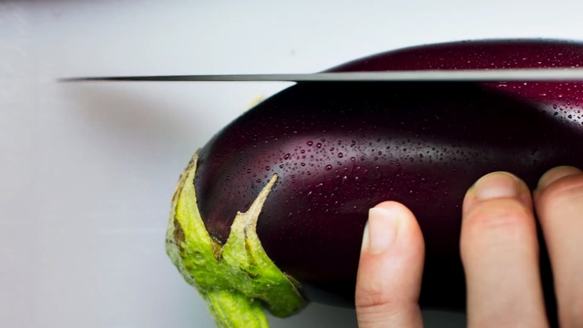 Video Reference: Eggplant, Finger, Vegetable, Hand, Nail, Plant, Person