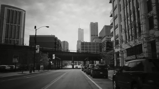 Video Reference: Urban area, Metropolitan area, City, White, Black, Metropolis, Skyscraper, Street, Downtown, Black-and-white