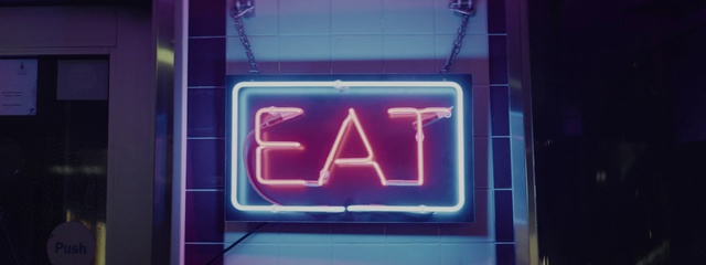 Video Reference: Neon, Neon sign, Text, Font, Electronic signage, Signage, Sign, Technology, Number, Electric blue