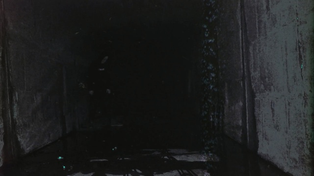 Video Reference: black, darkness, infrastructure, light, atmosphere, tunnel, night, midnight, bunker, Person