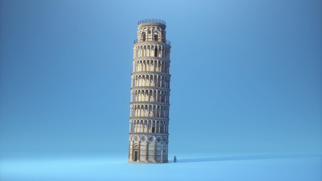 Video Reference: Tower, Landmark, Skyscraper, Sky, Architecture, Cylinder, Building, National historic landmark, Person